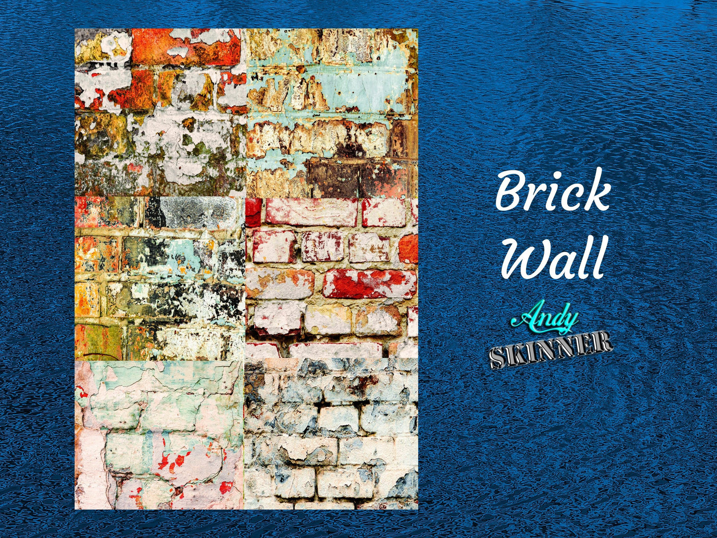 Brick Wall | Andy Skinner | Rice Paper Decoupage | A4, A3 | RETIRED