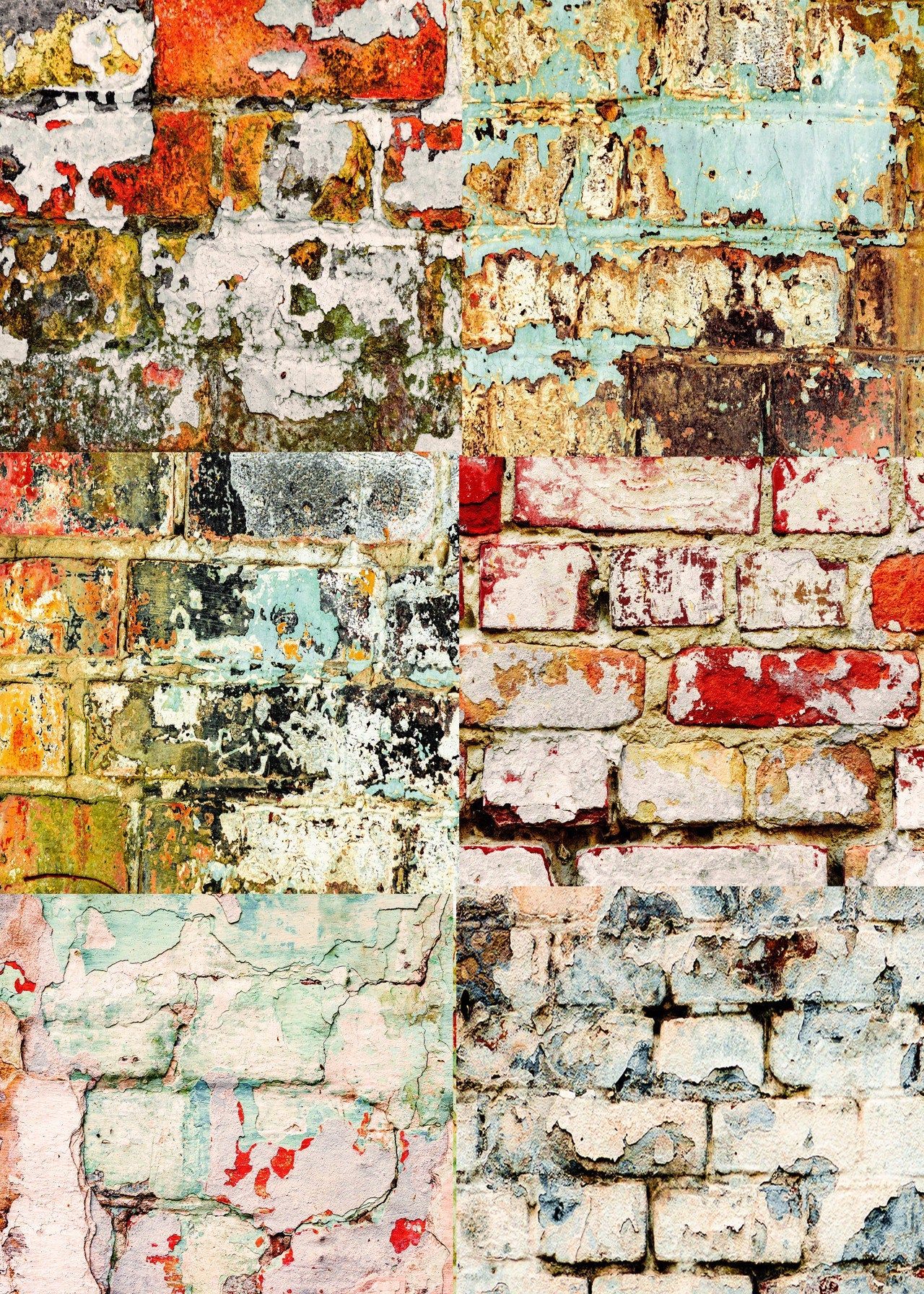 Brick Wall | Andy Skinner | Rice Paper Decoupage | A4, A3 | RETIRED