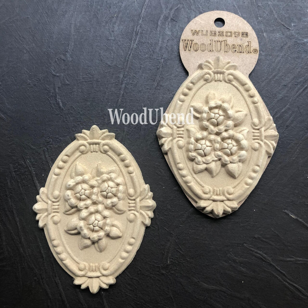 Floral Applique #2098 | Wood U Bend | Dixie Belle Exclusive | 2 Options