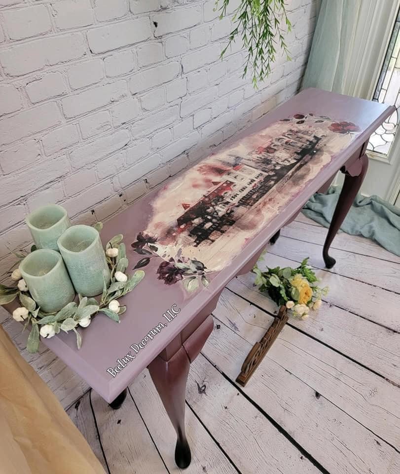 Belle Ville | Rub On Furniture Transfers | Hokus Pokus | Furniture Decals | 37 x 23