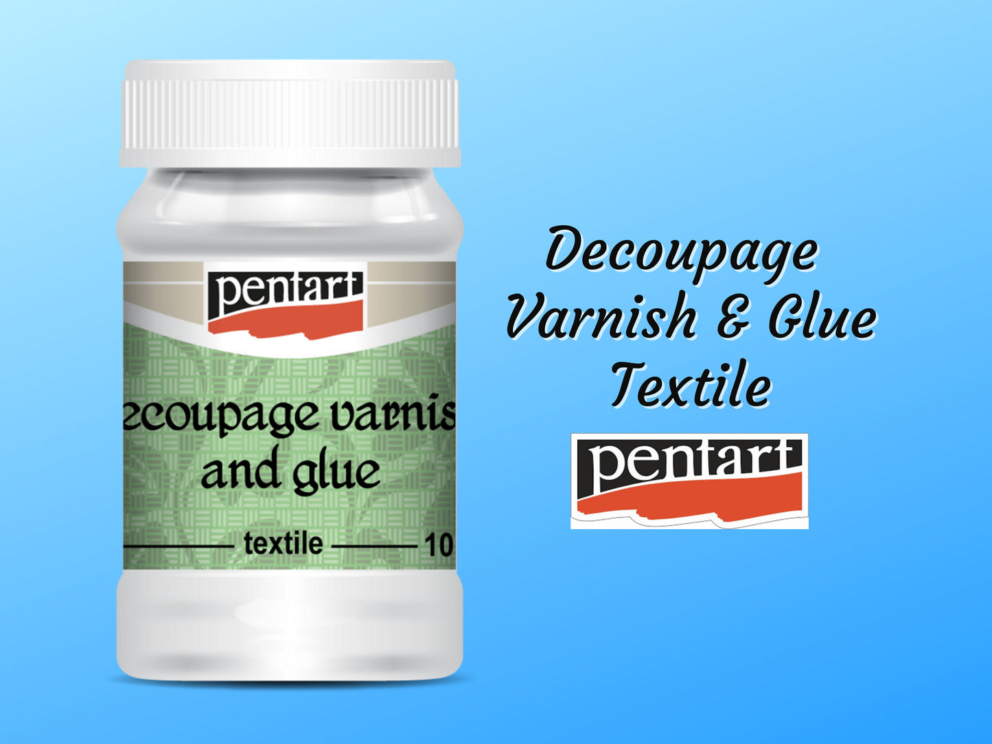 Textile | Decoupage Varnish & Glue | Pentart | Mixed Media | 100ml