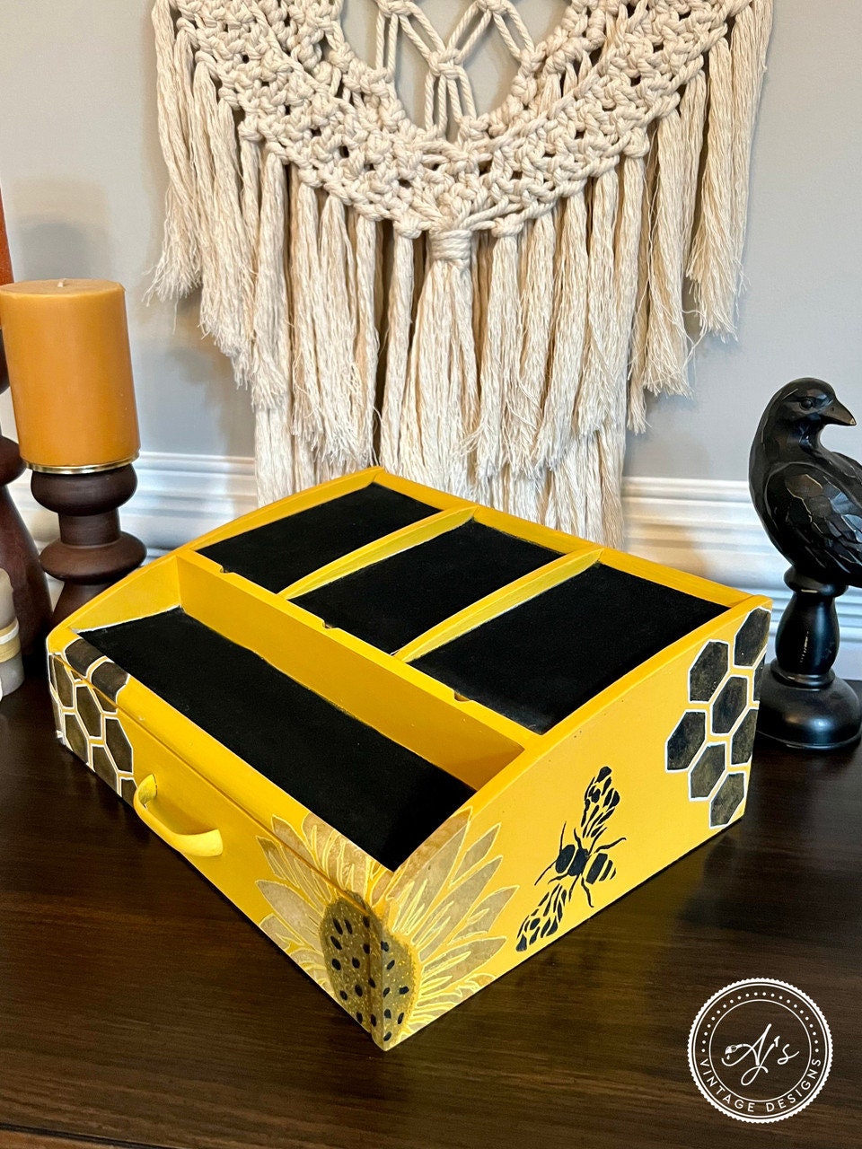 The Bee's Knees Mylar Stencil | Dixie Belle Paint Company | Belles and Whistles | 10mil