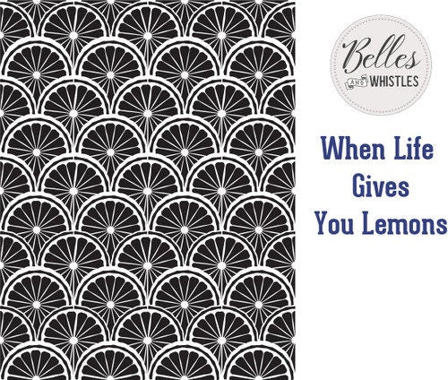 When Life Gives You Lemons Stencil | Belles and Whistles | 10mil