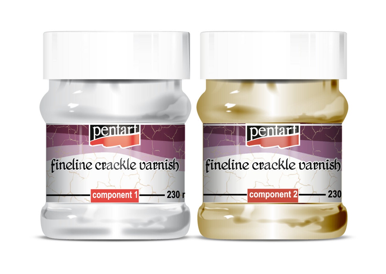 Fineline 2 Step Crackle | Pentart | Mixed Media | 230ml Set