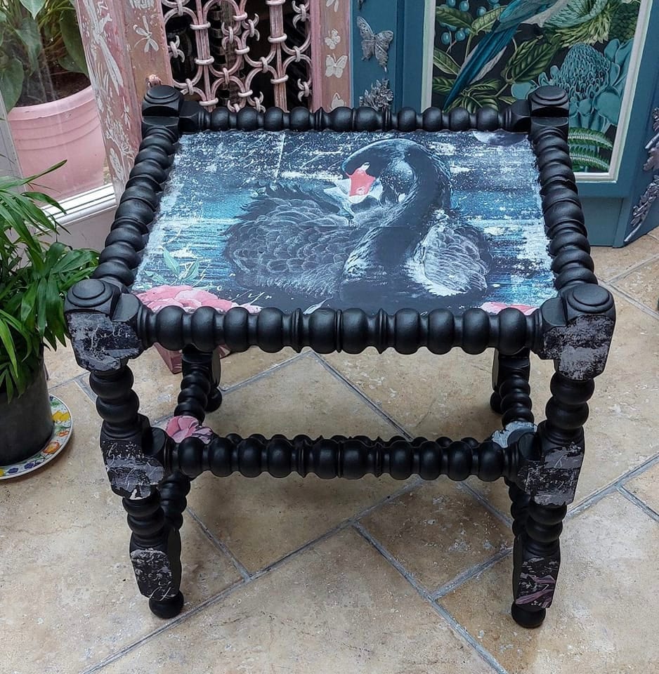 By The Lake | Rub On Transfer | Furniture Transfer | Hokus Pokus | 2 Designs | Total 35 x 24