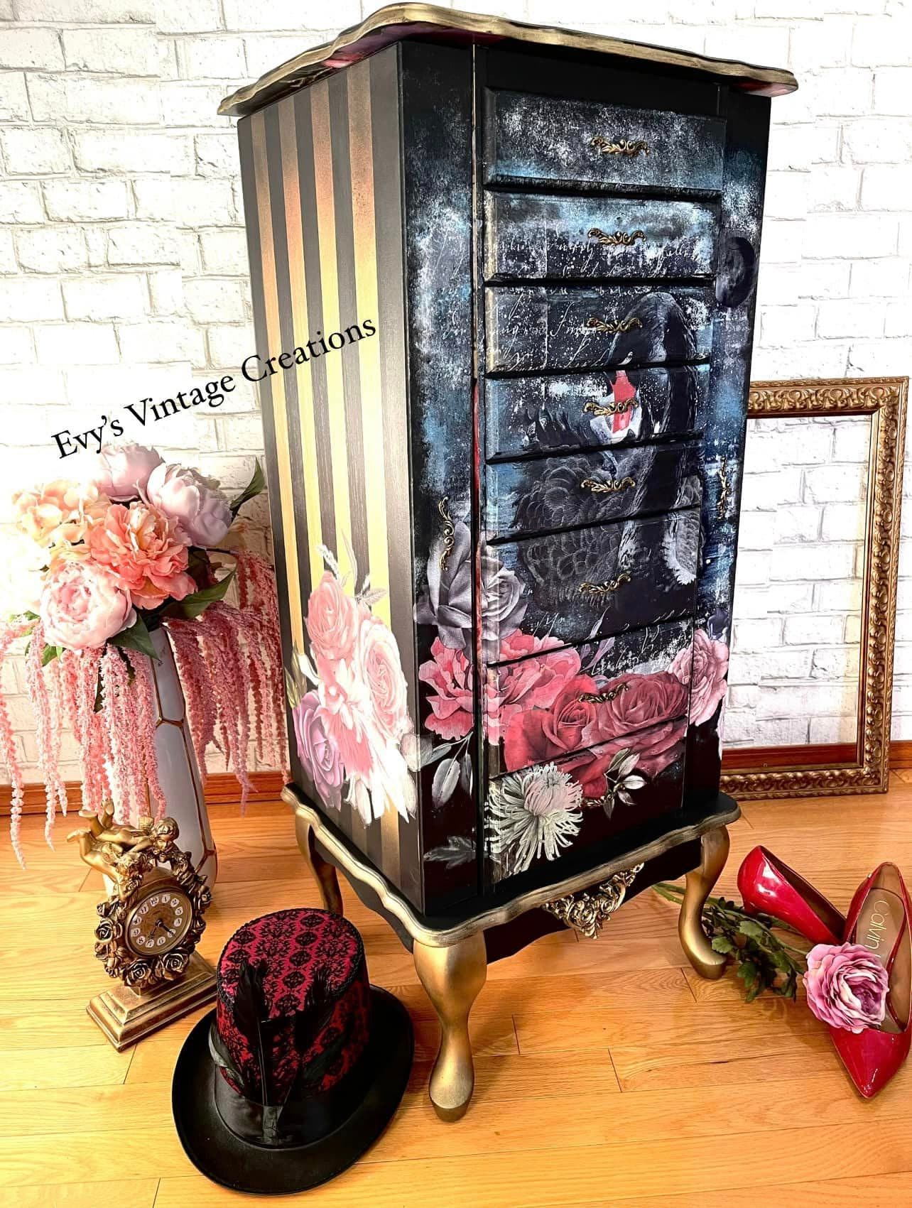 By The Lake | Rub On Transfer | Furniture Transfer | Hokus Pokus | 2 Designs | Total 35 x 24