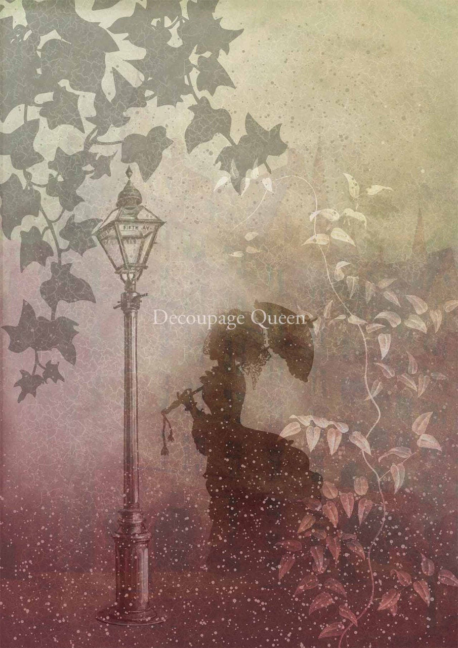 Through The Mist Dainty and the Queen | Rice Paper Decoupage | Decoupage Queen | 2 Sizes