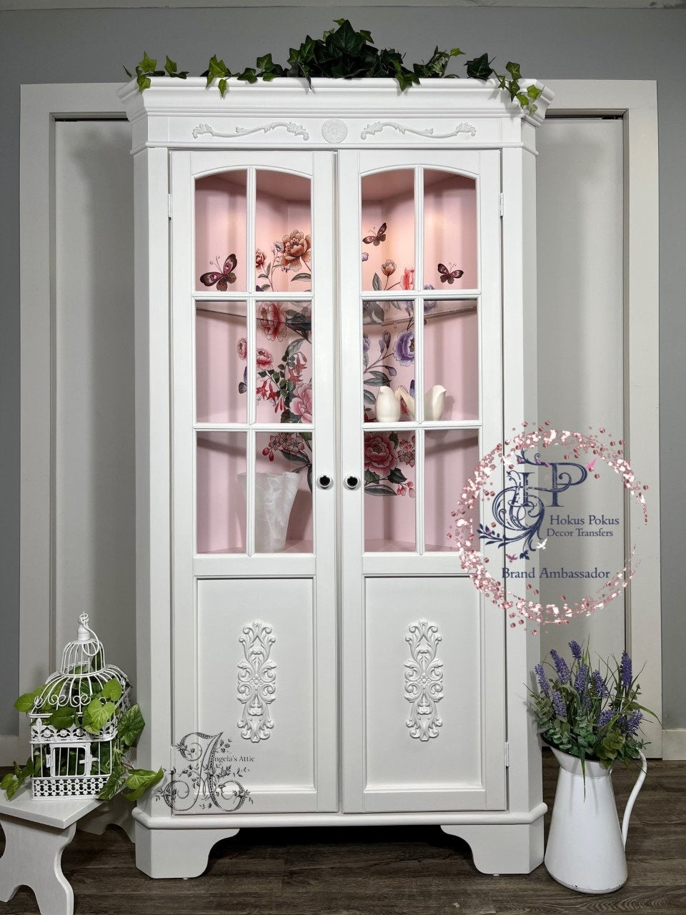 Eastern Secrets | Rub On Furniture Transfers | Hokus Pokus | Furniture Decals | 36" x 24"