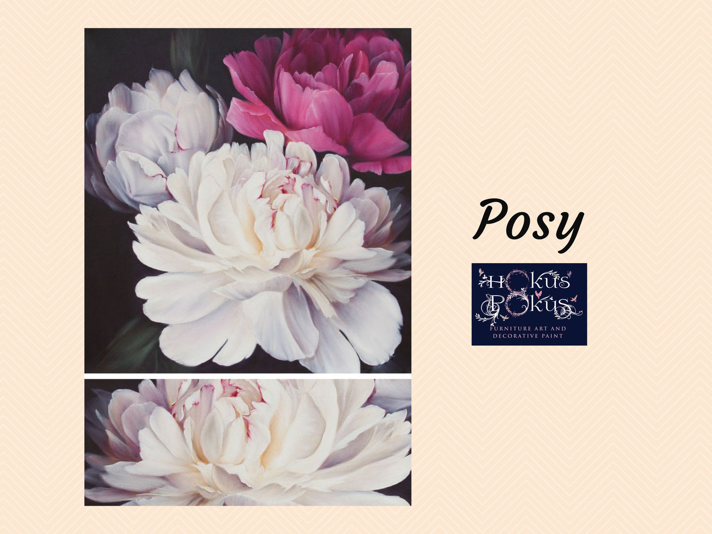 Posy Decoupage | Décor-Weave Decoupage | Hokus Pokus | A1 30.80" x 22.83" | 2 Designs