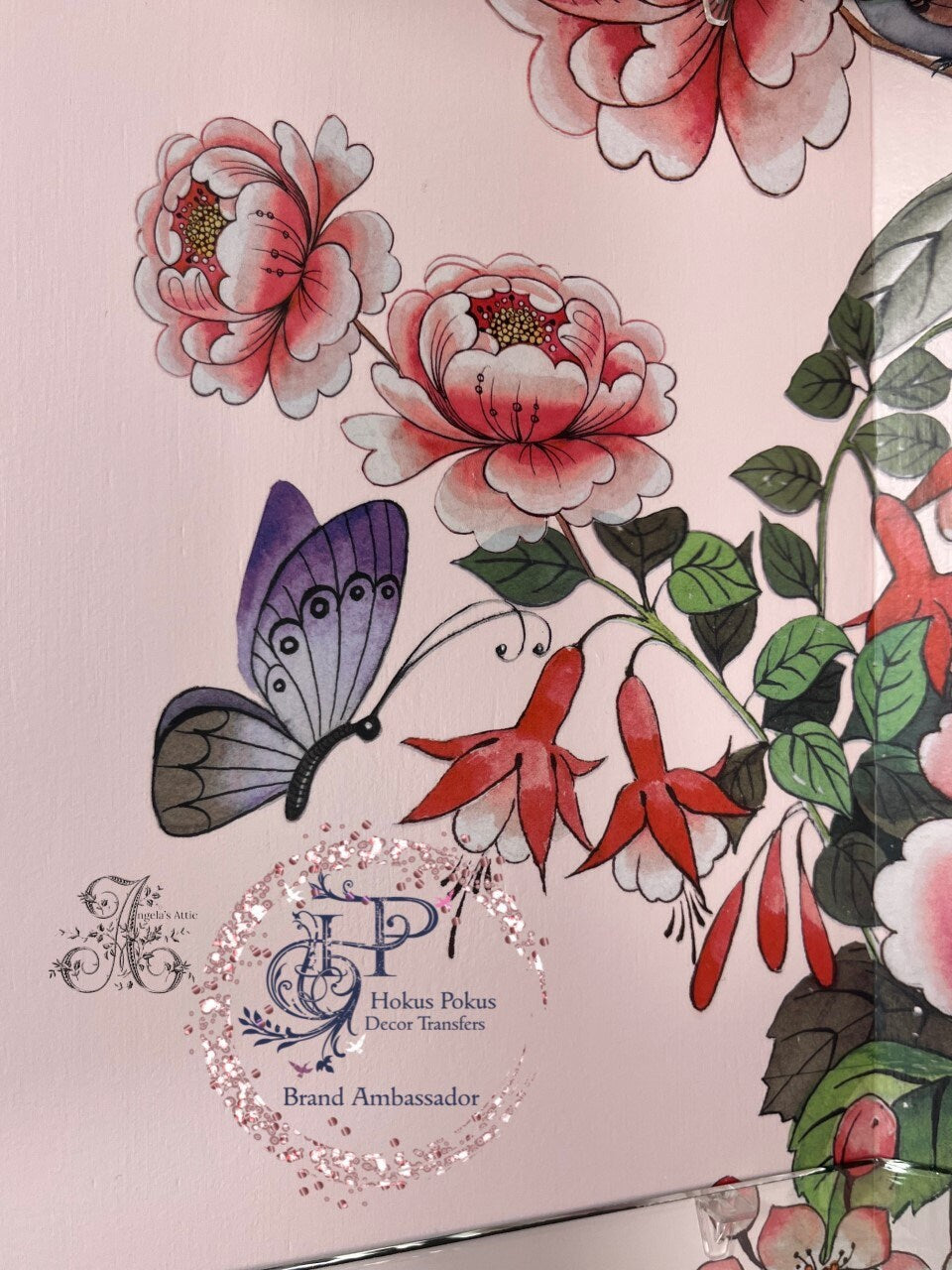 Eastern Secrets | Rub On Furniture Transfers | Hokus Pokus | Furniture Decals | 36" x 24"