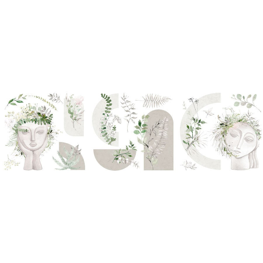 Harmony | Rub On Furniture Transfers | Hokus Pokus | Furniture Decals | Petite Transfer | 3 Sheets