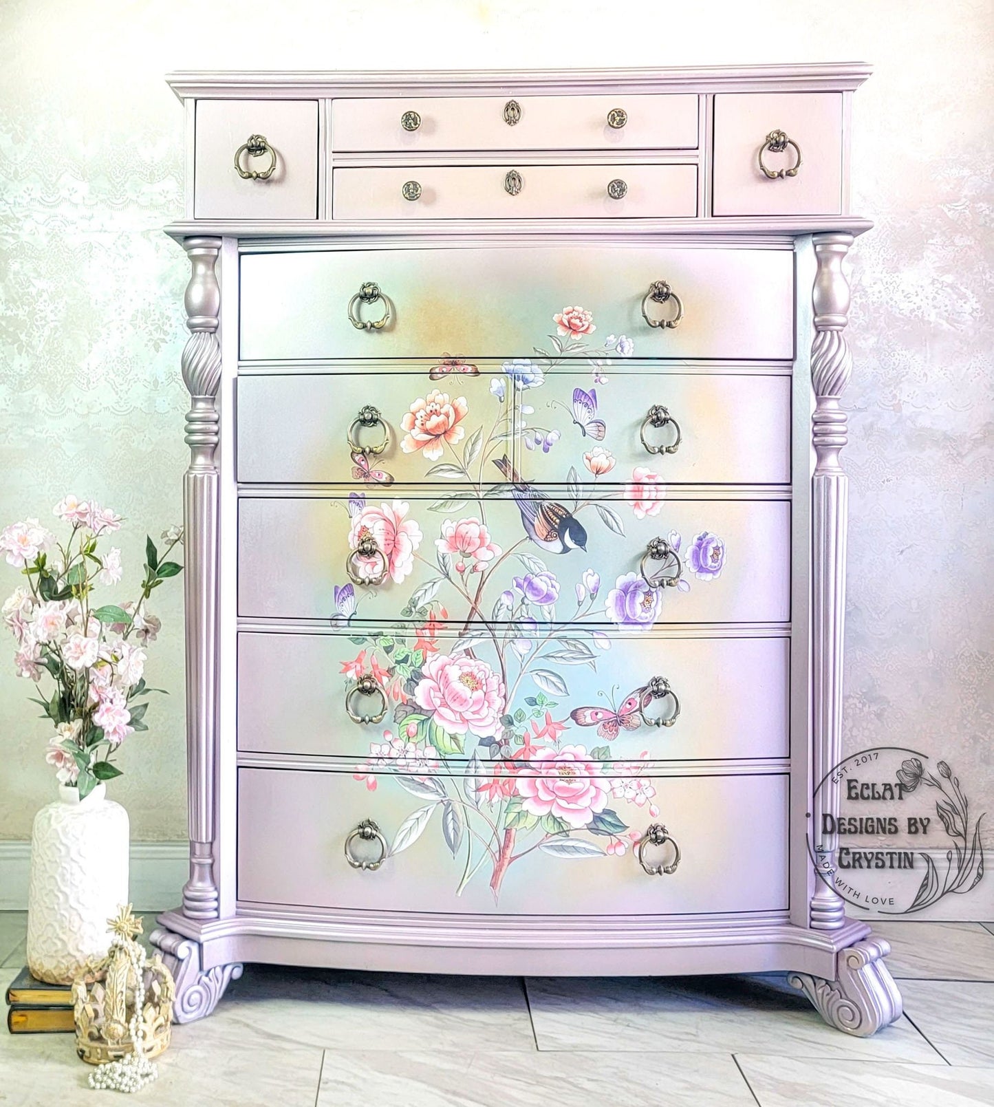 Eastern Secrets | Rub On Furniture Transfers | Hokus Pokus | Furniture Decals | 36" x 24"