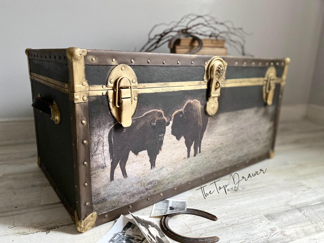 Tatanka | Rice Paper Decoupage | Dixie Belle Paint Company | A1 | 23.83" x 33.3"