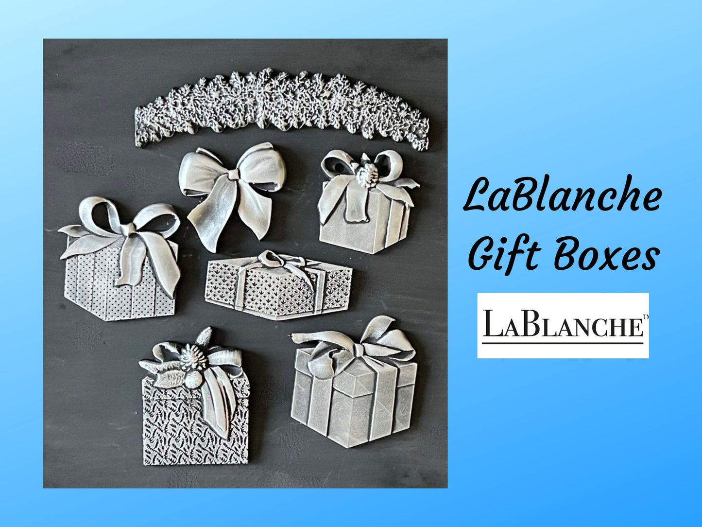 Gift Boxes | Décor Mould | LaBlanche | Christmas Mould | 8" x 5"