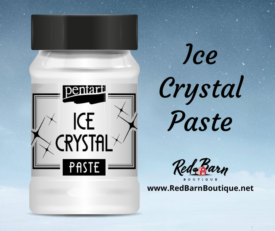 Ice Crystal Paste | Pentart | Create Shimmery Ice Effect | Mixed Media | 100ml