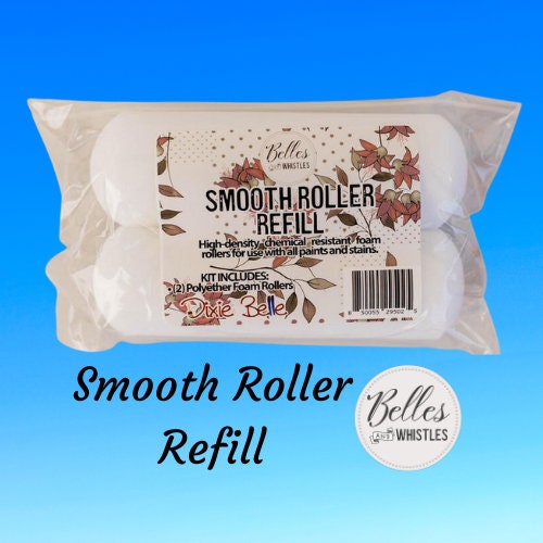 Smooth Roller Refill | High Density Foam Roller | Belles and Whistles | 2 Rollers
