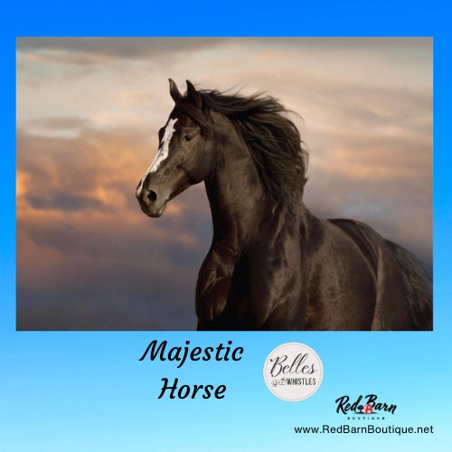 Majestic Horse | Rice Paper Decoupage | Belles and Whistles | Dixie Belle Paint | A1