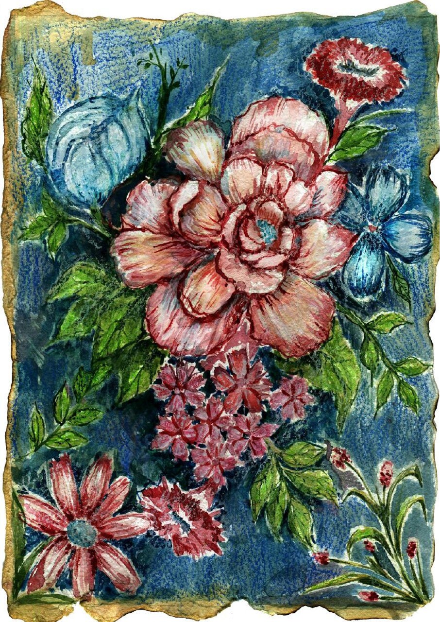 Blooming Parchment | Rice Paper Decoupage | Belles & Whistles | Dixie Belle Paint | Sizes A3
