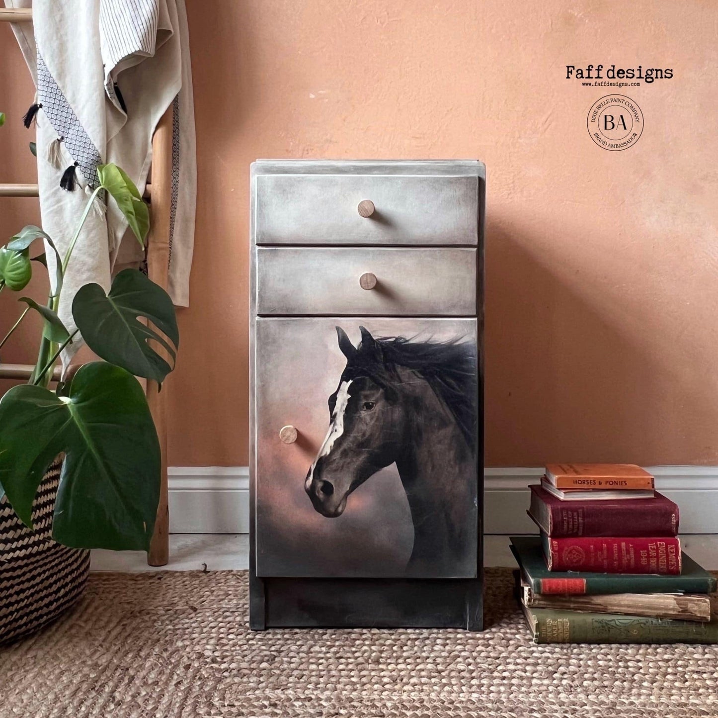 Majestic Horse | Rice Paper Decoupage | Belles and Whistles | Dixie Belle Paint | A1