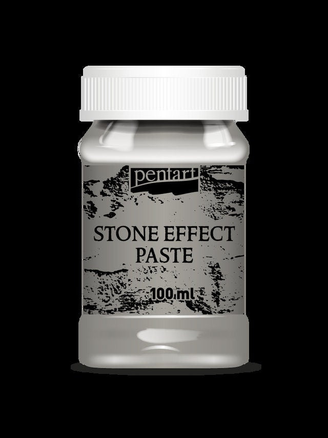Stone Effect Paste | 4 Colors | Pentart | Create Natural Looking Stone or Marble | 100ml