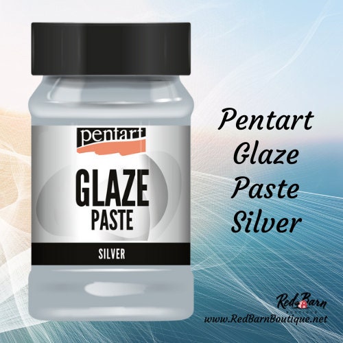 Silver Glaze Paste | Pentart | Mixed Media | 100ml