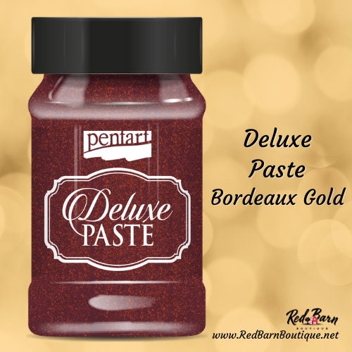 Bordeaux-Gold | Pentart Deluxe Paste | Texture Paste | Mixed Media | 100ml