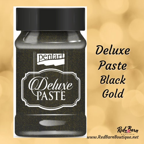 Black-Gold | Pentart Deluxe Paste | Texture Paste | 100ml