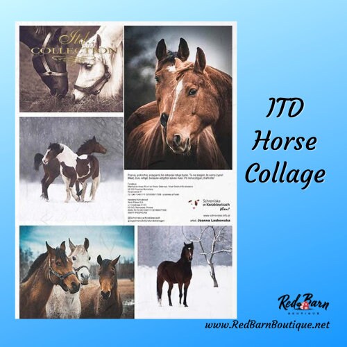 Horse Scenes TR1967 | Rice Paper Decoupage | ITD | Decoupage Paper | A4