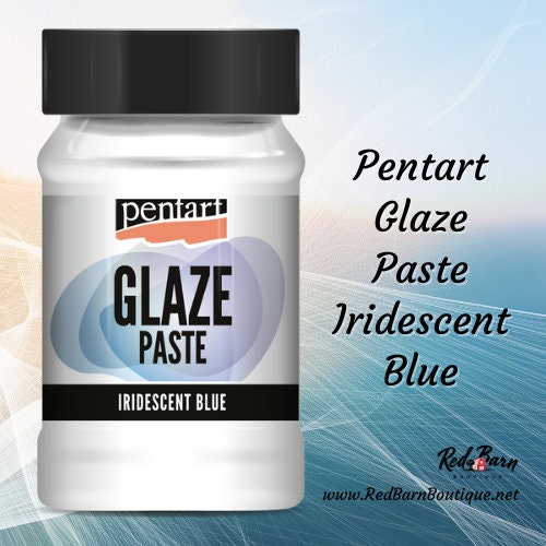 Iridescent Blue | Glaze Paste | Pentart | Mixed Media | |texture Paste | 100ml