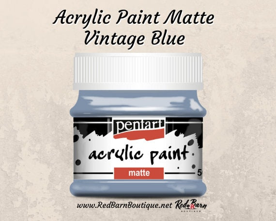 Vintage Blue | Acrylic Paint | Matte | Mixed Media | Pentart | 50ml