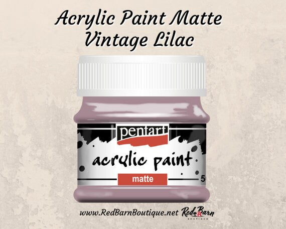 Vintage Lilac | Acrylic Paint | Matte | Pentart | Mixed Media | 50ml