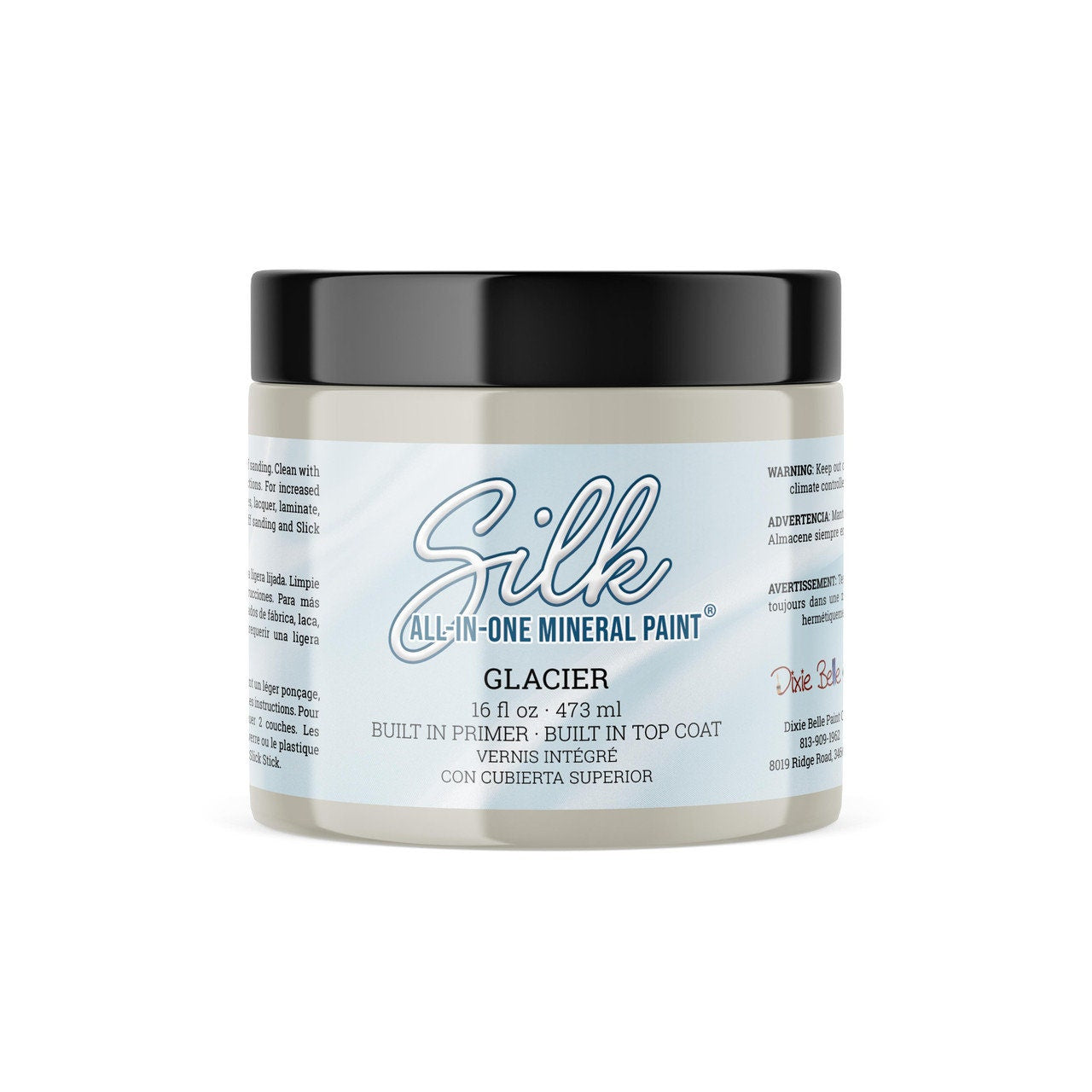 Glacier 4oz | Silk All-In-One | National Park Inspired Colors | Dixie Belle Paint Company | 4oz
