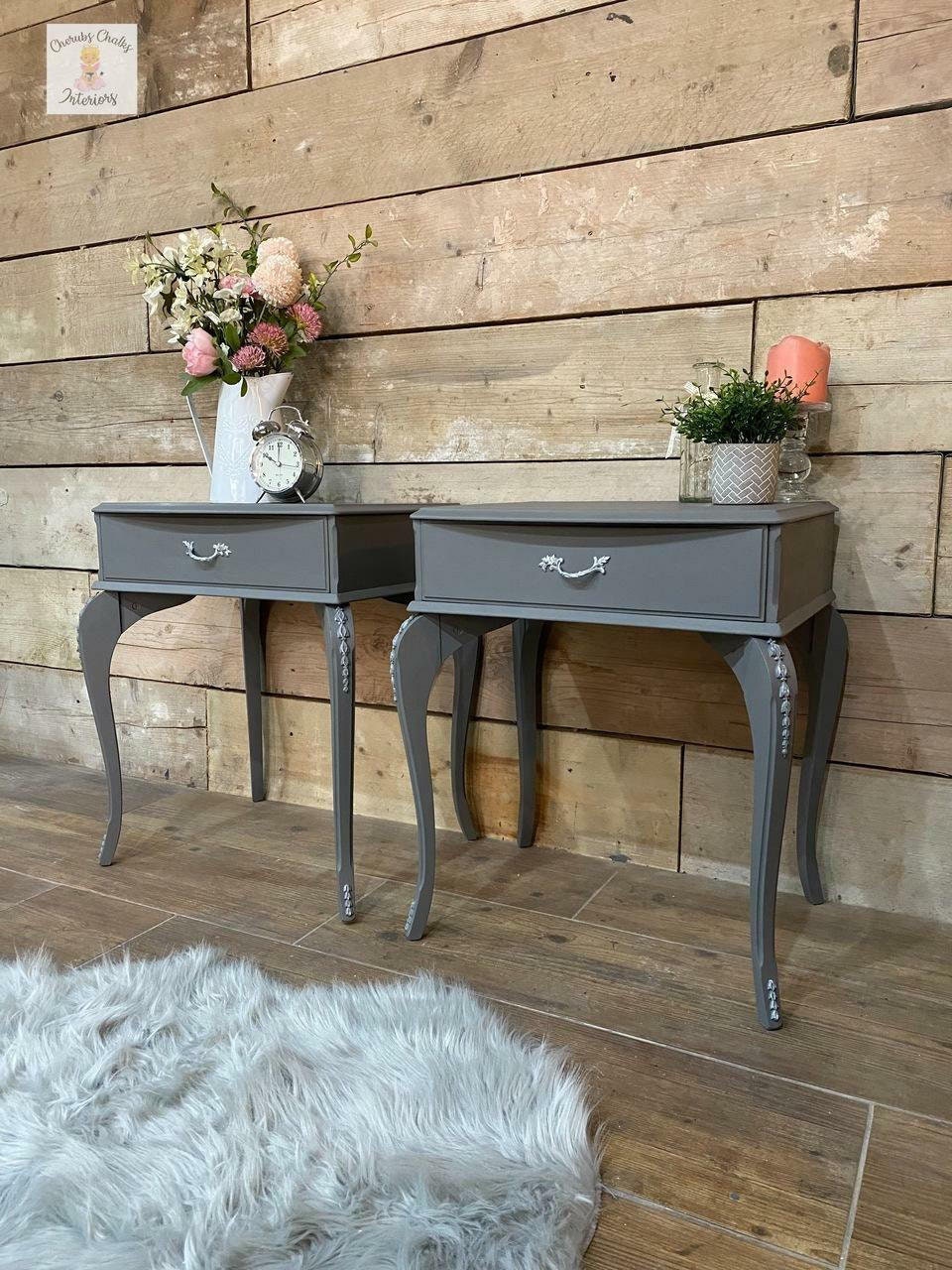 Hurricane Gray 4oz and 8oz | Dixie Belle Chalk Mineral Paint | No VOC | Chalk Paint for Furniture | Water Based Paint | 4oz and 8oz
