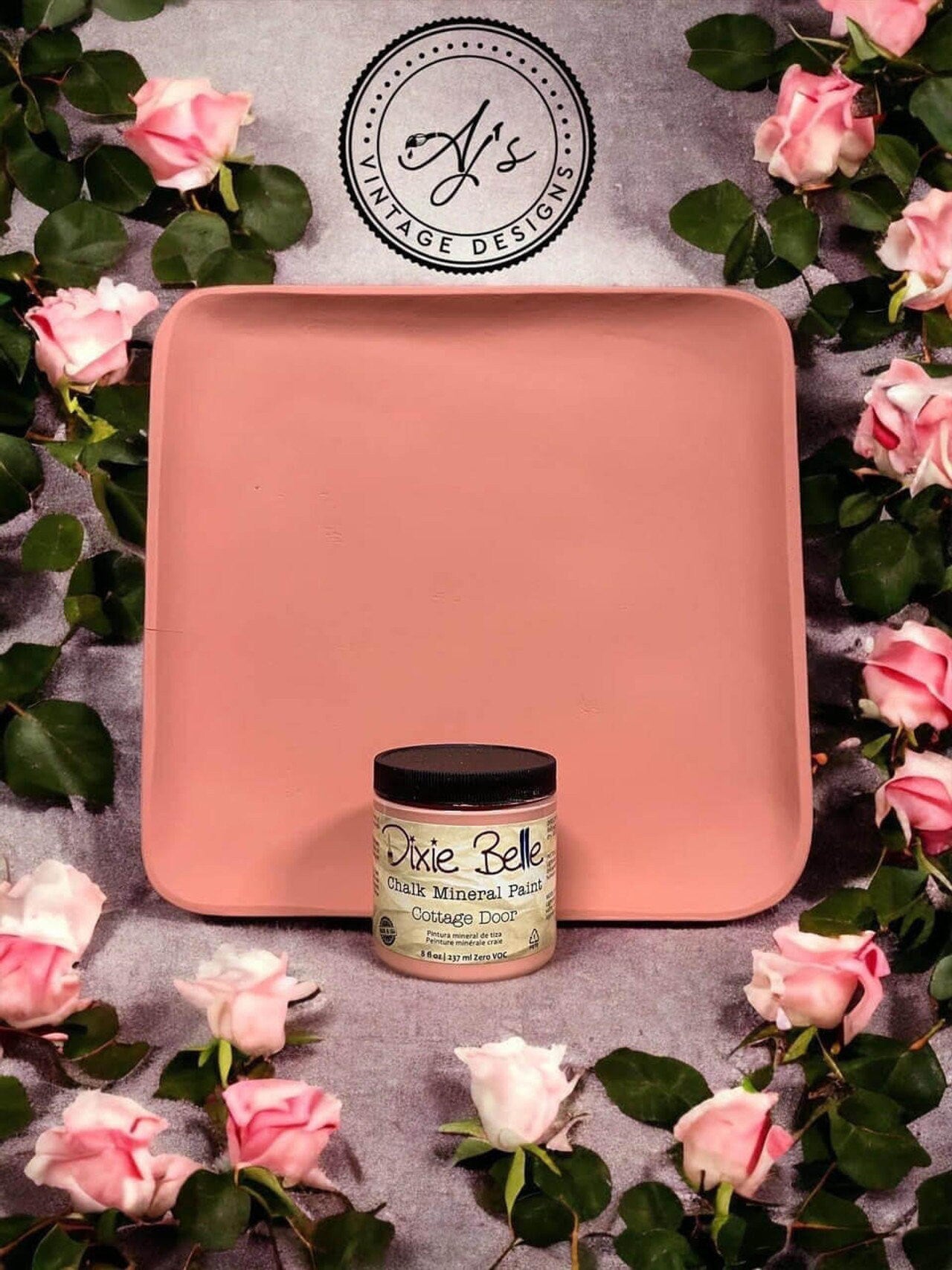 Cottage Door 4oz and 8oz | Dixie Belle Chalk Mineral Paint | No VOC | Chalk Paint for Furniture | Water Based Paint | 4oz and 8oz