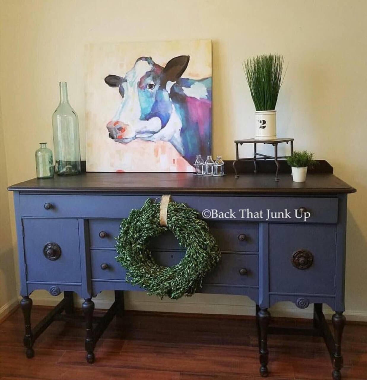 Yankee Blue 16oz and 32oz | Dixie Belle Chalk Mineral Paint | No VOC | Chalk Paint for Furniture | Water Based Paint | 16oz and 32oz