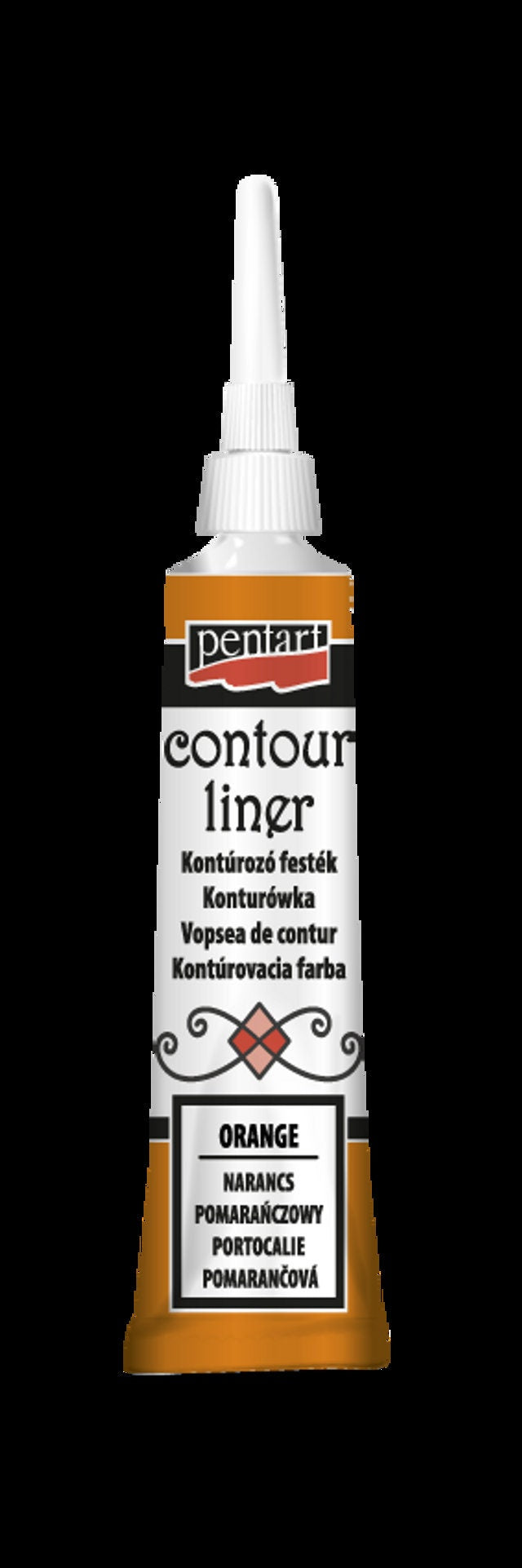 Contour Liner 6 Bright Colors | Pentart | Mixed Media | Journaling | 20ml