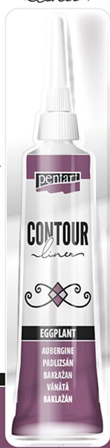 Contour Liner 6 Bright Colors | Pentart | Mixed Media | Journaling | 20ml