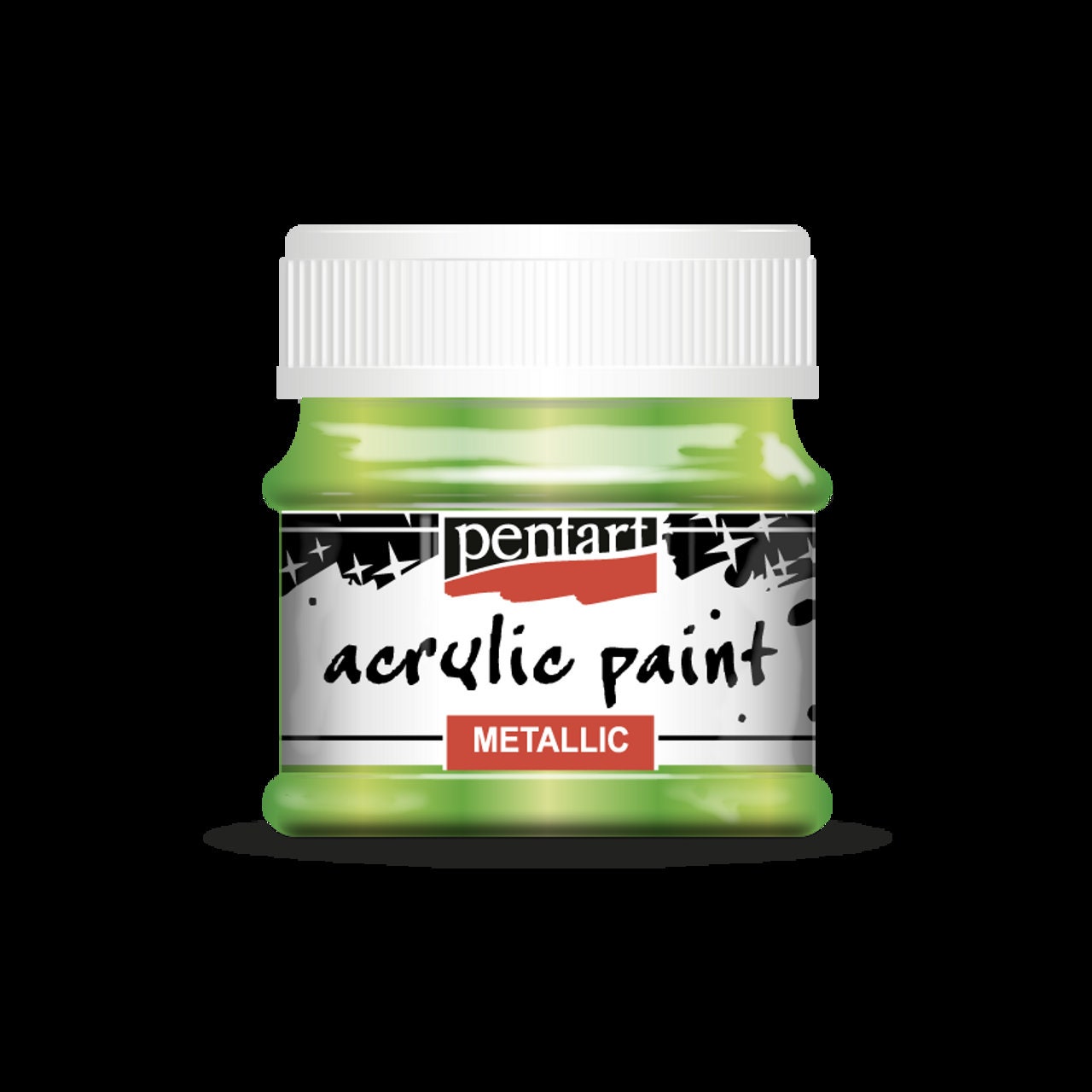 Light Green | Acrylic Metallic Paint | Mixed Media | Pentart | 50ml