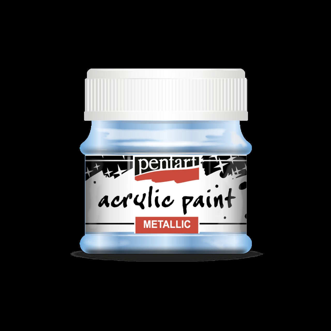 Light Blue | Acrylic Metallic Paint | Mixed Media | Pentart | 50ml