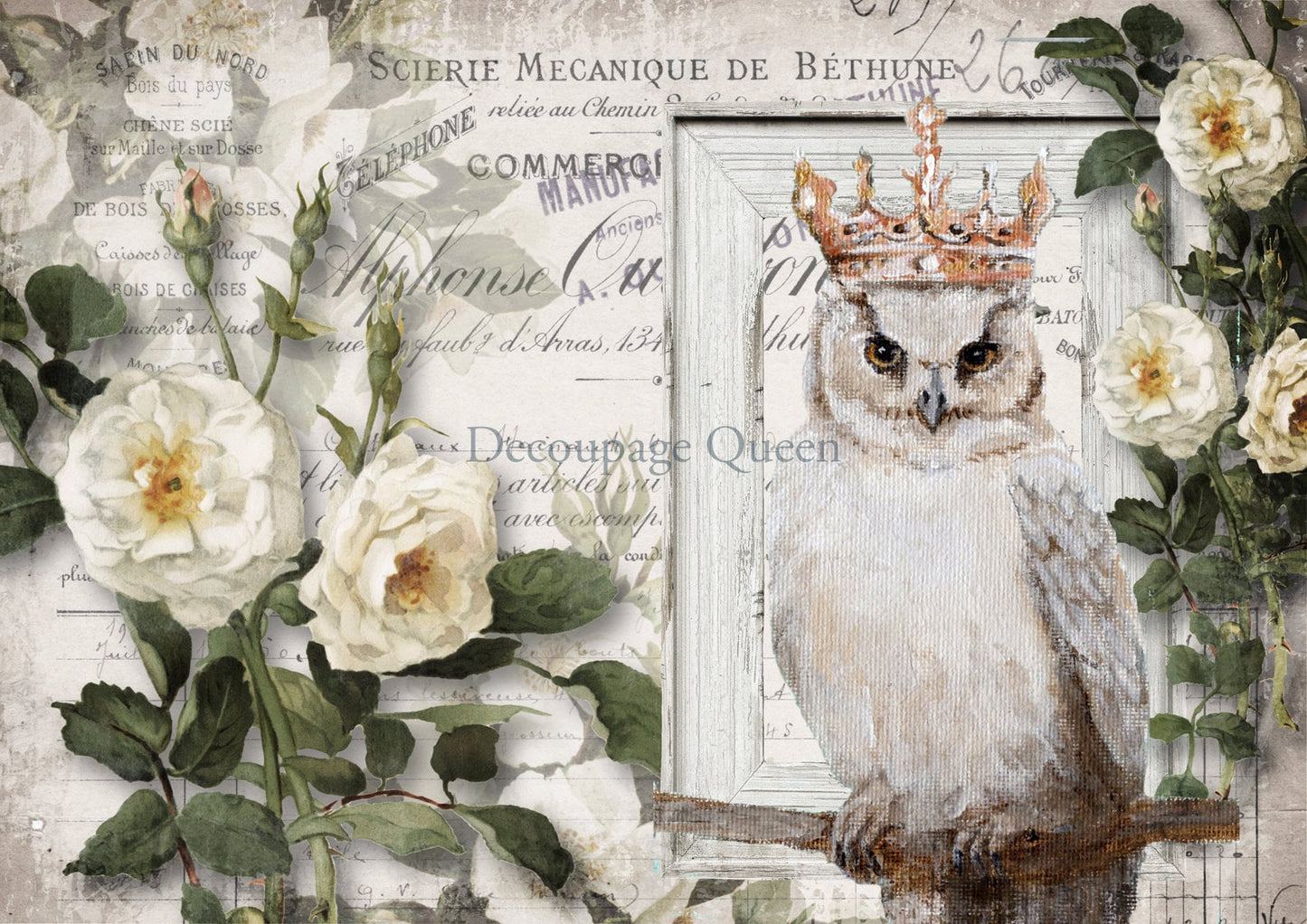Wise Friends | Rice Paper Decoupage | Decoupage Queen | A4
