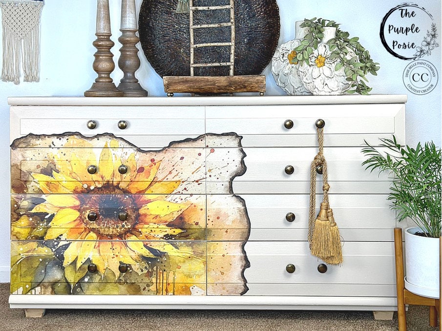 Sunny Daze | Rice Paper Decoupage | Dixie Belle Paint Company | Belles and Whistles | A1 | 23.39" x 33.11"