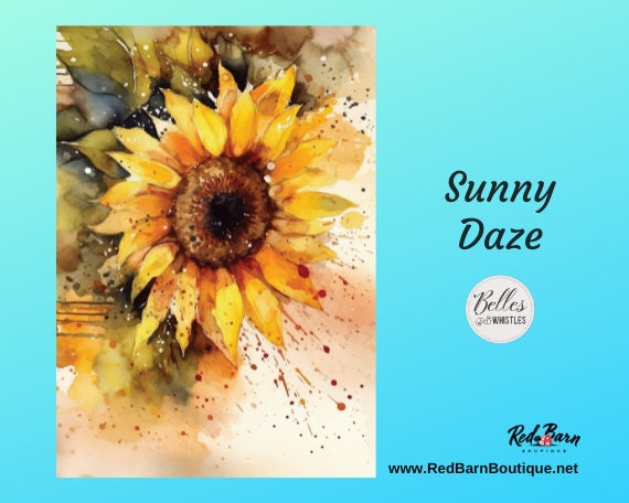 Sunny Daze | Rice Paper Decoupage | Dixie Belle Paint Company | Belles and Whistles | A1 | 23.39" x 33.11"