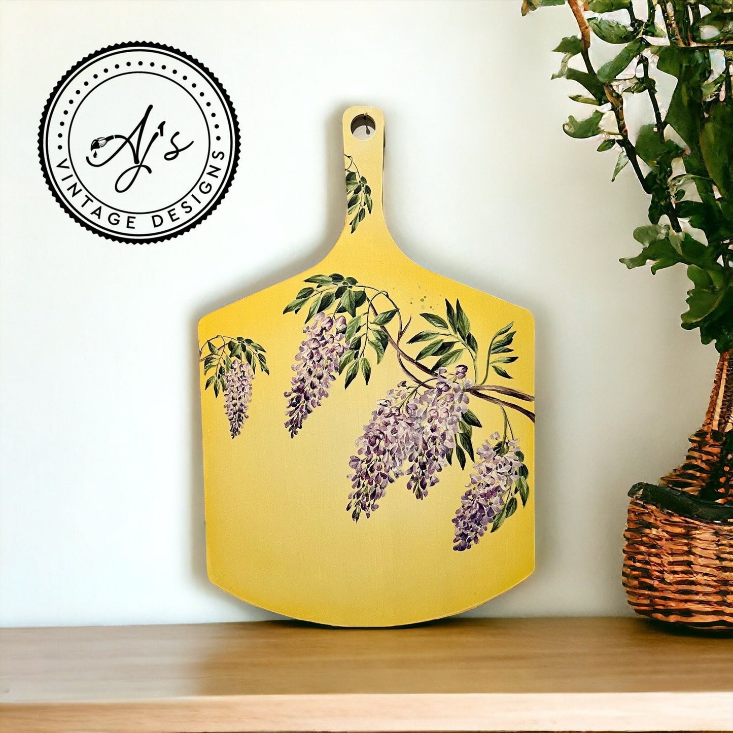 Wisteria Spring 4 Images | Dixie Belle Paint Company | Belles and Whistles | Rub On Transfer For Furniture | 24" x 37"