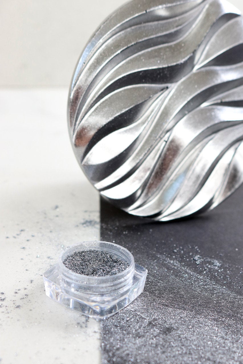 Silver | Rub-On Pigment Chrome | Pentart | Mixed Media | 0.5g