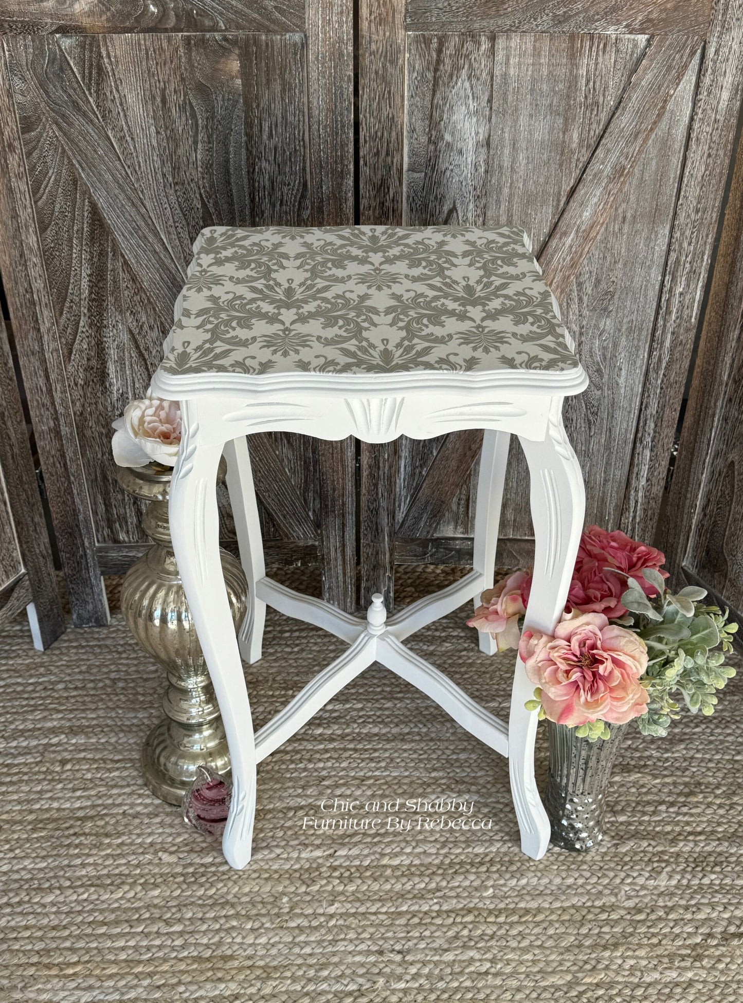 Wedding Lace | Dixie Belle Paint Company | Belles and Whistles | Rub On Transfer For Furniture | 24" x 37"