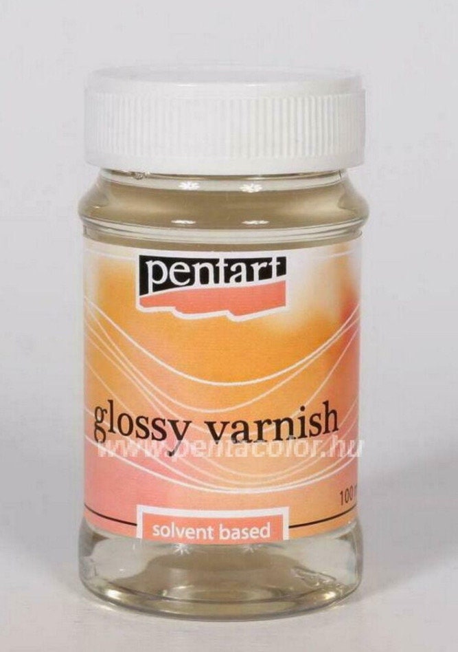 Antique Looking Varnish | Glossy | Solvent Based | Pentart | 100ml