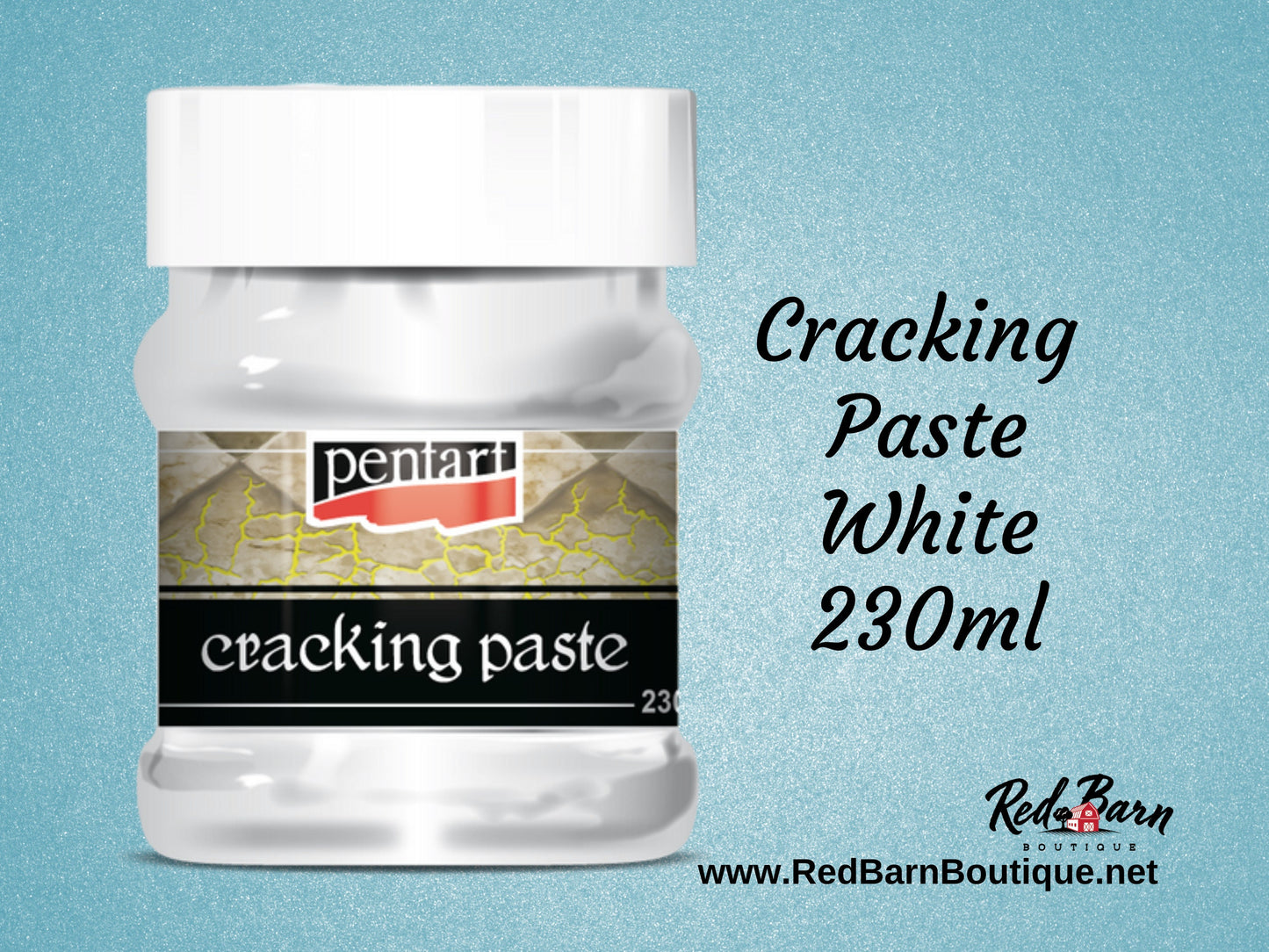 Cracking Paste | White | Pentart | 2nd Component to Universal Cracking Primer | 230ml