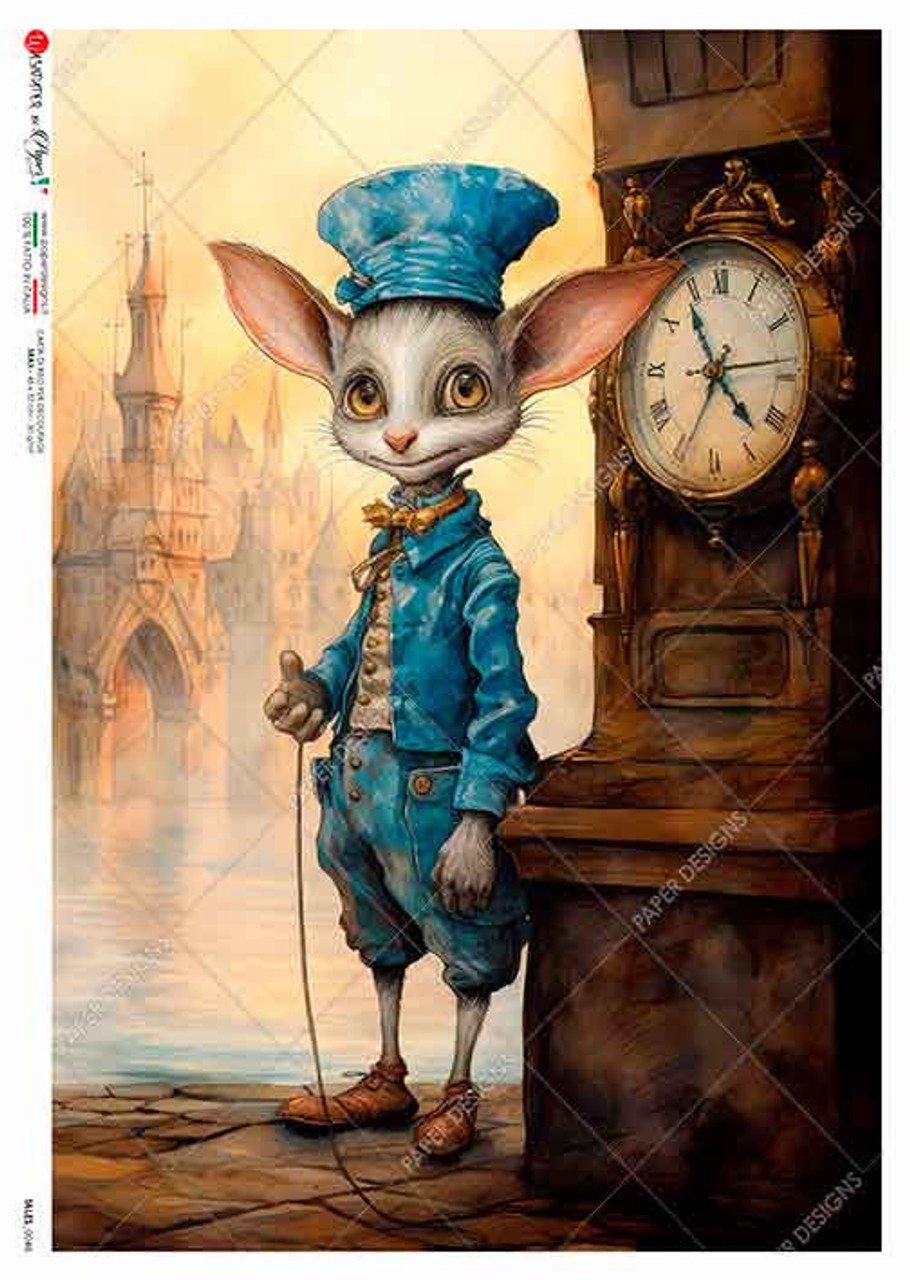London Mouse | Rice Paper Decoupage | Paper Designs Tales 0046 | A4