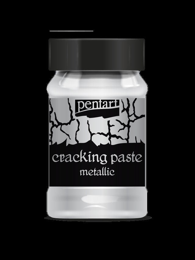 Silver | Cracking Paste | Pentart | 2nd Component to Universal Cracking Primer | 100ml