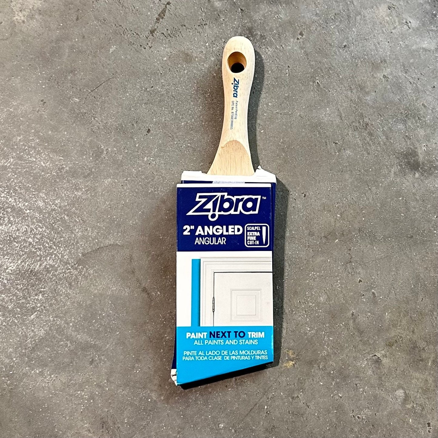 2" Shorty Angel | Zibra Paint Brushes | Furniture and Wall Painting Brush